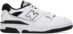 Бело-черные кроссовки BB550 New Balance