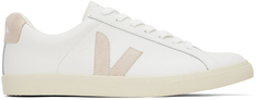 Белые кожаные кроссовки с логотипом Esplar Veja