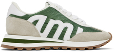 Зелено-бежевые кроссовки Rush Ami Paris, цвет Olive