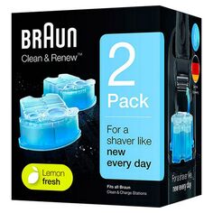 Лезвия бритвы Clean and renew refill cartridges Braun, 2 шт