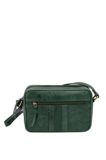 Кожаная сумка в стиле фотоаппарата Arizona PRIMEHIDE, зеленый