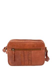 Кожаная сумка в стиле фотоаппарата Arizona PRIMEHIDE, коричневый