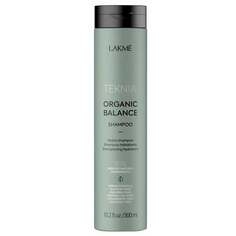 Увлажняющий шампунь для всех типов волос 300мл Teknia Organic Balance Shampoo, Lakme Lakmé
