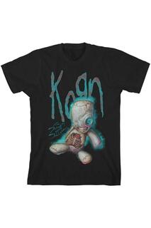 Хлопковая футболка SoS Doll с принтом на спине Korn, черный