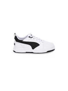 Детские низкие кроссовки Puma Rebound V6 Low, белый/черный