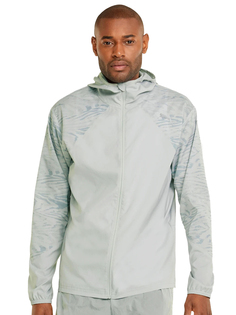 Куртка Puma для бега с графическим рисунком, серый