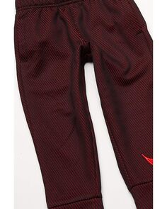 Брюки Nike Mesh Fleece Track Pants, цвет Black/University Red