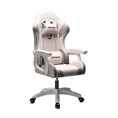 Игровое кресло Yipinhui DJ-06, 2 Gen, сталь, белый/серый