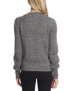 Свитер CeCe Long Sleeve Pullover Sweater w/Center Bow, цвет Smoke Grey