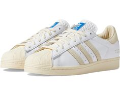 Кроссовки Adidas Superstar, цвет Footwear White/Cream White/Bluebird