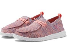 Кроссовки Hey Dude Wendy Halo Slip-On Casual Shoes, цвет Sunset Pink