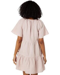 Платье Madewell Linen-Blend Lorelei Mini Dress, цвет Dusty Blush