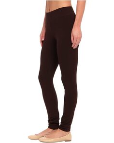 Брюки HUE Ultra Leggings w/ Wide Waistband, цвет Espresso