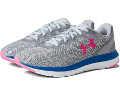 Кроссовки Under Armour Charged Impulse 2, цвет Mod Gray/Victory Blue/Electro Pink