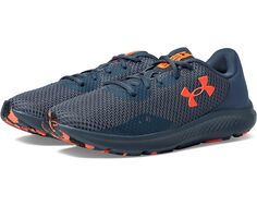 Кроссовки Under Armour Charged Pursuit 3, цвет Downpour Gray/Downpour Gray/After Burn