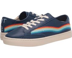Кроссовки Soludos Rainbow Wave Sneaker, цвет Marine Blue