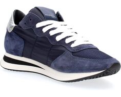 Кроссовки Philippe Model TRPX Sneaker, цвет Basic Microporius/Bleu Argent