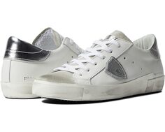 Кроссовки Philippe Model PRSX Low Sneaker, цвет Basic/Blanc Argent