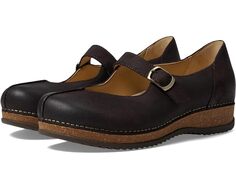 Сабо Dansko Mika, цвет Chocolate Chocolate Burnished