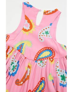 Платье Stella Mccartney Sleeveless Graphic Paisley Dress, розовый