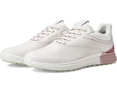 Кроссовки ECCO Golf S-Three GORE-TEX Waterproof, цвет Delicacy/Blush/Delicacy Steer Leather/Steer Leather/Textile