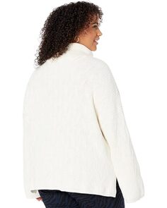 Свитер Elliott Lauren Cotton Cashmere Textured Sweater with Wide Sleeves, цвет Startch