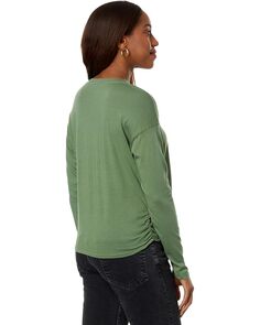 Футболка с длинным рукавом bobi Los Angeles Knot Front Detail Long Sleeve Tee, цвет Sprout