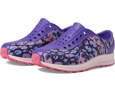 Кроссовки Native Shoes Robbie Sugarlite Print, цвет Ultra Violet/Milk Pink/Healing Digital Cheetah/Dazzle Speckle Ru