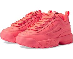 Кроссовки Fila Disruptor II Premium Fashion Sneaker, цвет Fiery Coral/Fiery Coral/Fiery Coral