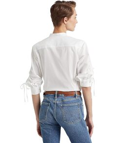 Рубашка LAUREN Ralph Lauren Cotton-Blend Shirt, белый
