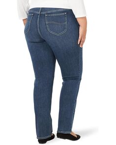 Джинсы Lee Plus Size Slim Fit Ultra Lux Skinny Jeans Mid-Rise, цвет Celestial