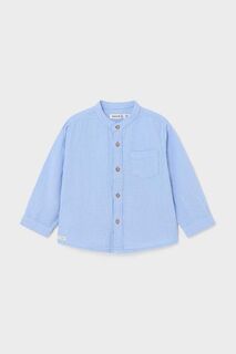 Mayoral Хлопковая детская рубашка, синий