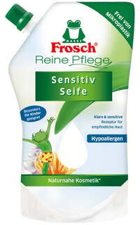 Гипоаллергенное жидкое мыло Frosch Sensitive 500 мл DE - Sensitive