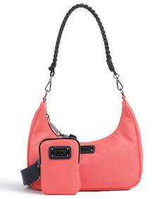 Стильная сумка через плечо из нейлона le Mandarina Duck, розовый