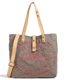 Хлопковая сумка-ведро Campomaggi, коричневый