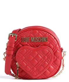 Стеганая сумка через плечо из искусственной кожи Love Moschino, красный