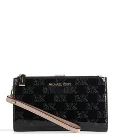 Кошелек Jet Set из полиуретана Michael Kors, черный