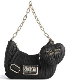 Хрустящая сумка через плечо из полиэстера Versace Jeans Couture, черный