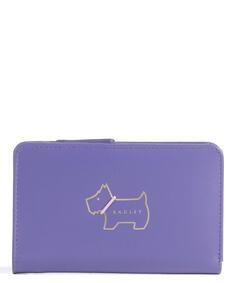 Кошелек Heritage Dog Outline из воловьей кожи Radley London, фиолетовый