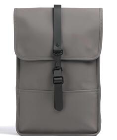 Мини-рюкзак полиэстер, полиуретан Rains, серый