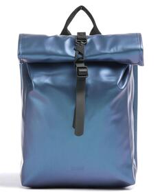 Сетчатый рюкзак с откидным верхом полиуретан, полиэстер Rains, синий