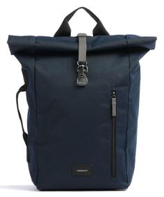 Рюкзак Ground Dante Vegan Rolltop из переработанного полиэстера Sandqvist, синий