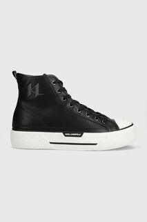 Кожаные кроссовки KAMPUS MAX KL Karl Lagerfeld, черный