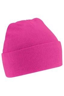 Вязаная зимняя шапка Soft Touch Beechfield, розовый Beechfield®