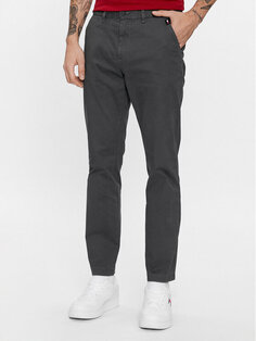 Узкие брюки чиносы Tommy Jeans, серый