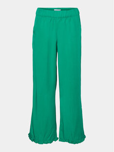 Широкие брюки из ткани Vero Moda Girl, зеленый