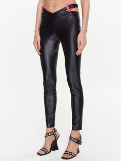 Леггинсы узкого кроя Versace Jeans Couture, черный