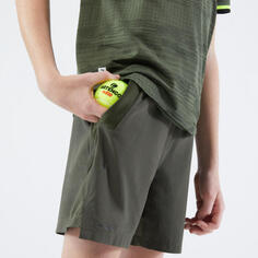 Теннисные шорты для мальчиков – сухой хаки ARTENGO, цвет gruen