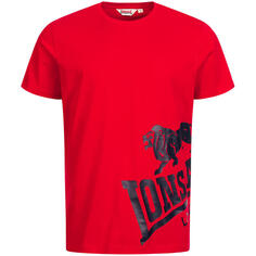 LONSDALE мужская футболка стандартного кроя DEREHAM, цвет rot