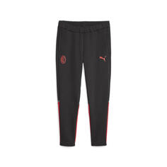Мужские повседневные тренировочные брюки AC Milan Football PUMA Black For All Time Red